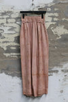 Mutedance 25 Autumn/Winter Elastic Wide Waist Drawstring Casual Pants Series Floral Dye MD-MD25FW73-rose (MD25FW71)